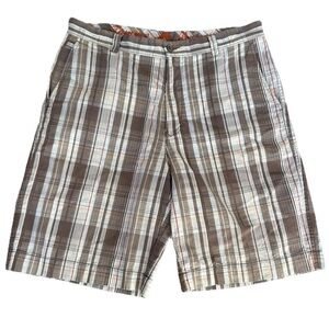 Tommy Bahama Brown Plaid Men's Shorts
